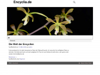 encyclia.de Webseite Vorschau