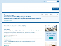 adipositas-austria.org Webseite Vorschau