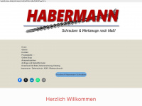 habermann-schrauben.de Webseite Vorschau