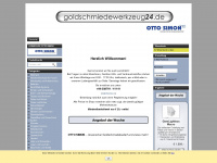 goldschmiedewerkzeug24.de Webseite Vorschau