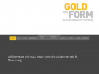 goldundform.net Webseite Vorschau