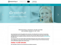 headsetshop.at Webseite Vorschau
