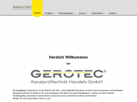 gerotec.eu Webseite Vorschau