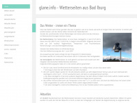 glane.info Webseite Vorschau