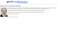 gerritruedebusch.de Webseite Vorschau