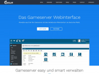 gameserver-webinterface.de Webseite Vorschau