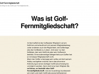 golf-fernmitgliedschaft.de Webseite Vorschau