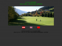 golf-landscape.com Webseite Vorschau