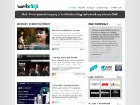 webdigi.co.uk Webseite Vorschau