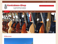 kontrabass-shop.ch Webseite Vorschau