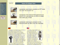vintage-microphones.de Webseite Vorschau