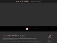 venus-on-strings.de Webseite Vorschau