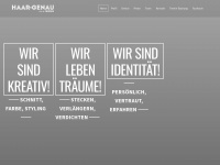 haar-genau.com Webseite Vorschau