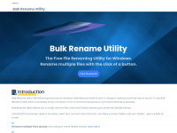 bulkrenameutility.co.uk Webseite Vorschau
