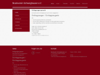 musikverein-schweighausen.de Webseite Vorschau