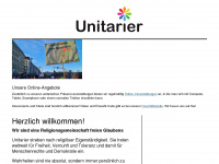 unitarier.de Webseite Vorschau
