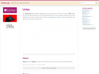 livius.org Webseite Vorschau