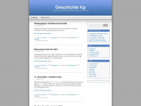 geschichtekp.wordpress.com Webseite Vorschau