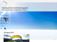gleitschirm-onlinemagazin.de Webseite Vorschau