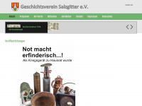 geschichtsverein-salzgitter.de Webseite Vorschau