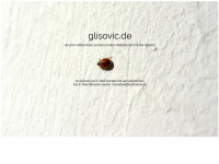 glisovic.de Webseite Vorschau