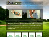 golffrosch.de Webseite Vorschau