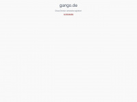 gango.de Webseite Vorschau