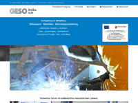 geso-metallbau.de Webseite Vorschau