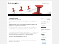 gedankenspitzen.wordpress.com Webseite Vorschau