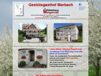 gestuetsgasthofmarbach.de Webseite Vorschau