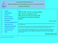 gesundausnatur.de Webseite Vorschau