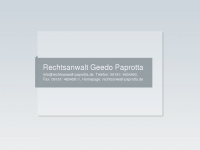 geedo-paprotta.de Webseite Vorschau