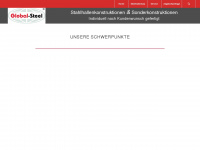 global-steel.de Webseite Vorschau