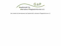 gapev.de Webseite Vorschau