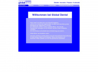 globaldental.de Webseite Vorschau