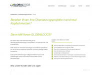 globaldocs.de Webseite Vorschau