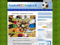 fussballkidsclub.de Webseite Vorschau