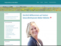 gesundheitspraxis-weber.com Webseite Vorschau