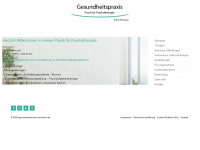 gesundheitspraxis-wensauer.de Webseite Vorschau