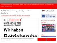skiverleih-davos.ch Webseite Vorschau