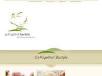 gefluegelhof-bartels.de Webseite Vorschau