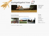 gefluegelhof-voss.de Webseite Vorschau