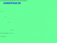 gonzopage.de Webseite Vorschau
