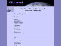 globalsol.de Webseite Vorschau