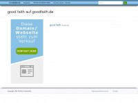 goodfaith.de Webseite Vorschau