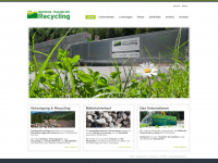 gardena-recycling.com Webseite Vorschau