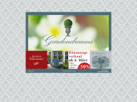 gardendreams-uettingen.de Webseite Vorschau