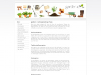 gardenio.de Webseite Vorschau