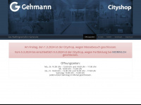 gehmann-cityshop.de Webseite Vorschau
