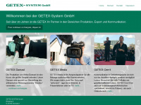getex-system.de Webseite Vorschau